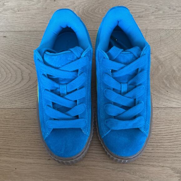 Puma Fenty - Creeper Phatty Sneakers in Blue and Green - Picture 4 of 7